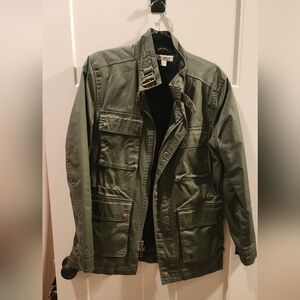 Goodthreads Olive Green British Moto Jacket